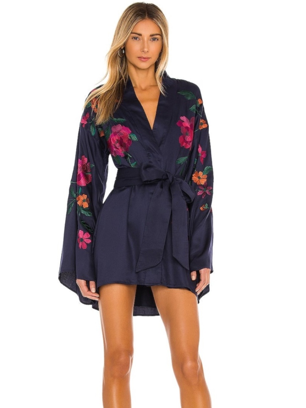 House of Harlow 1960 x REVOLVE Mika Kimono Embroidered Dress NWOT